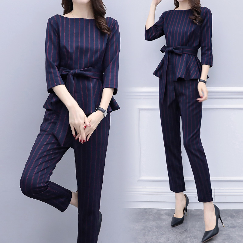 150斤的表姐真会打扮，阔腿裤套装加跟鞋，瞬间迷倒一片