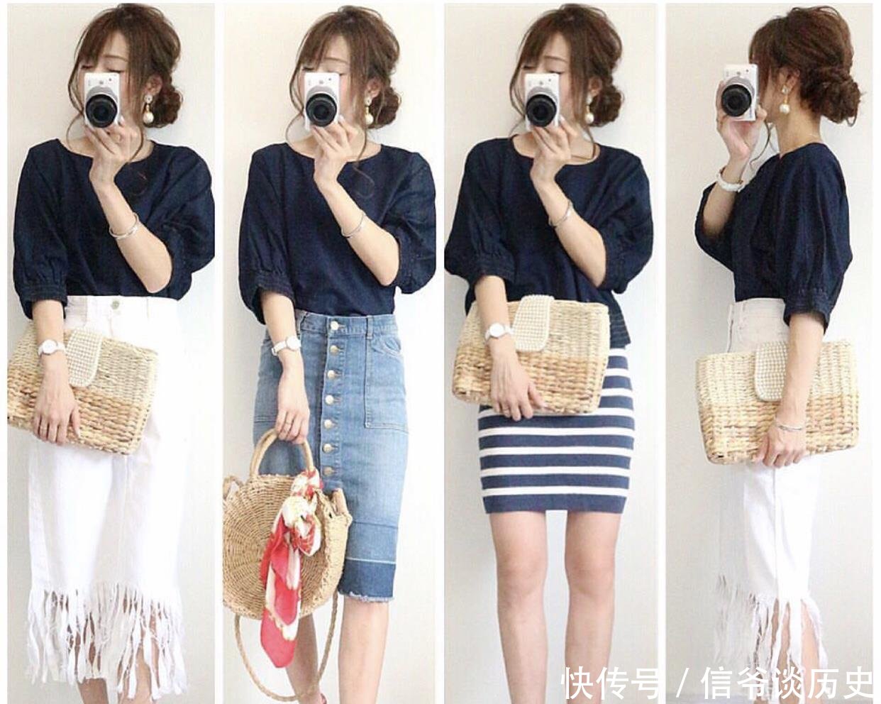  『都是很棒』日本小姐姐的穿搭总能给我惊喜，推荐日系初夏搭配，美出新高度！
