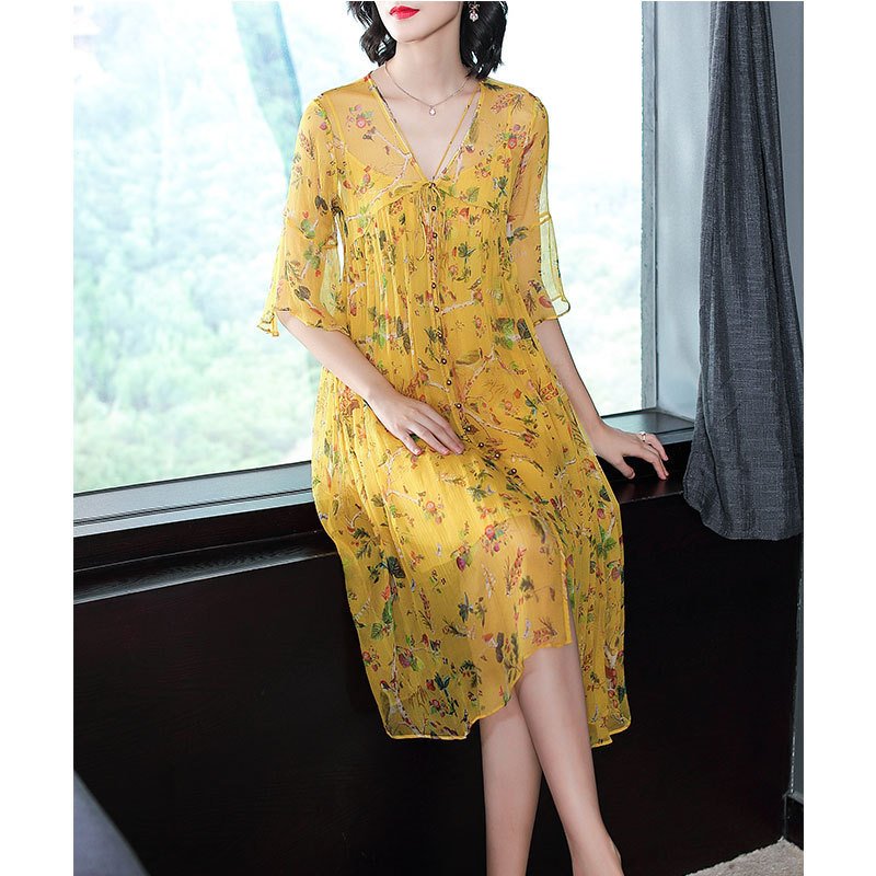 我天，等了半个月的裙子终于上架!买了4件，果然上身又嫩又仙