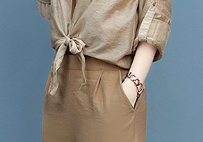 新流行一种“显高套装”，特适合矮个子女人，显高更有范