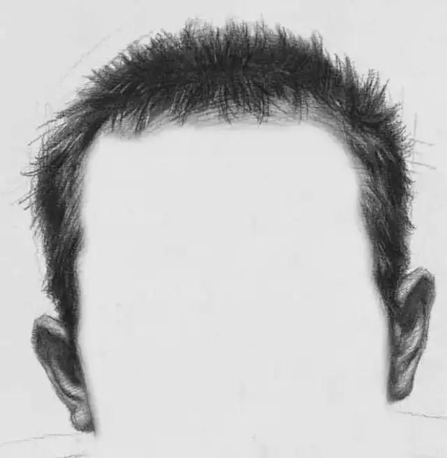 素描头像中头发的处理技巧