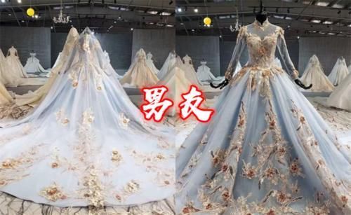  #婚纱#“选婚纱”也有不同？爸爸VS爷爷VS男友，看到妈妈：跪求链接
