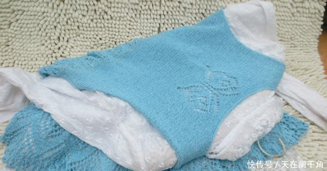 素雅飘逸的夏日女生背心裙编织,带教程图解