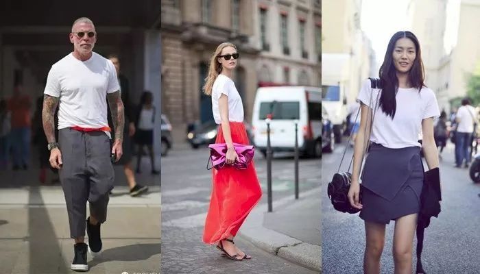 简单到极致的魔力!穿上就脱不下来的白T恤。