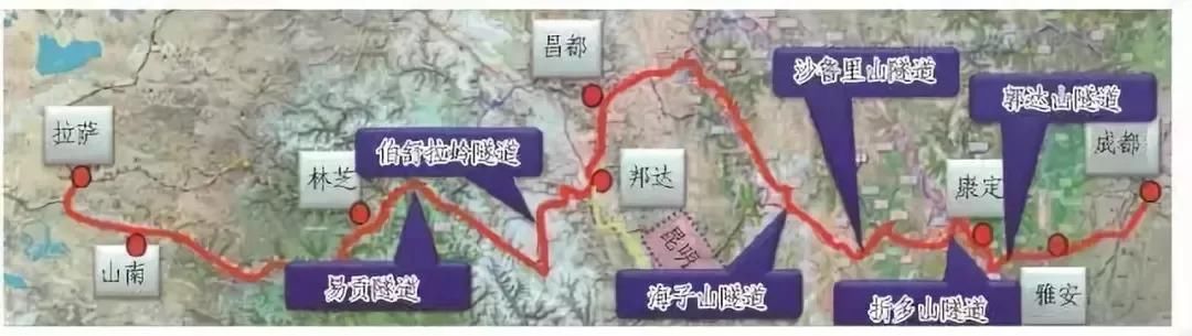 川藏铁路丨开工时间来了，看看经过你家乡吗~