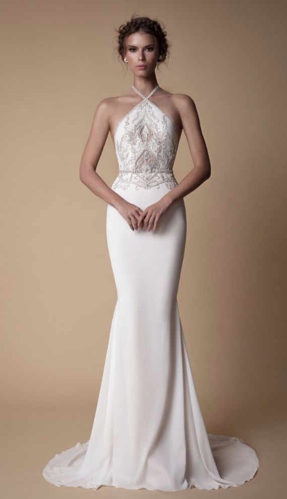 Berta婚纱:蕾丝与薄纱完美的结合带来天使般的魅力