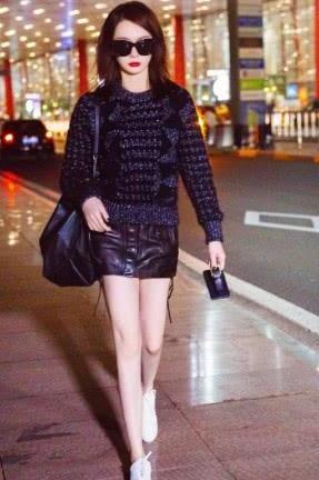 戚薇这腿是按直尺长的吗？p都p不出这种效果，是“腿精”没错了