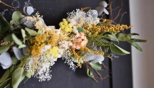 手工@DIY手工制作:用干花做的花艺作品,比鲜花还美!