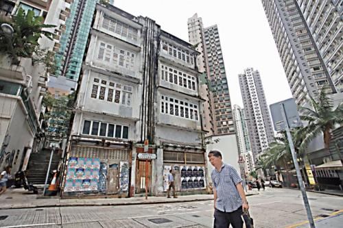 香港上环2幢近70年历史唐楼 拟列二级历史建筑