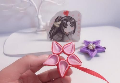  形状@你喜欢星星吗？用丝带做个星星发夹吧！
