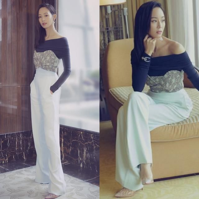 张钧宁亮相活动，连衣裙特别性感，没想到穿出了“孕妇”的既视感