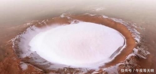  『湖泊』火星轨道飞行器在火星上探测到一片直径为20千米的冰下湖泊