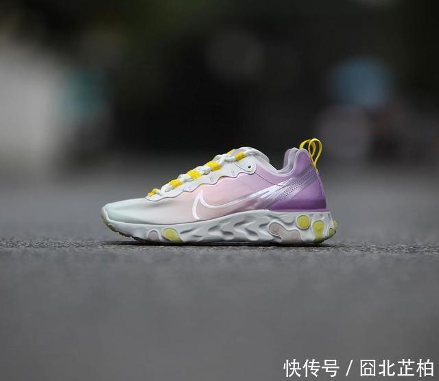  『亮眼』亮眼渐变鞋面！全新配色NikeReactElement55实物曝光