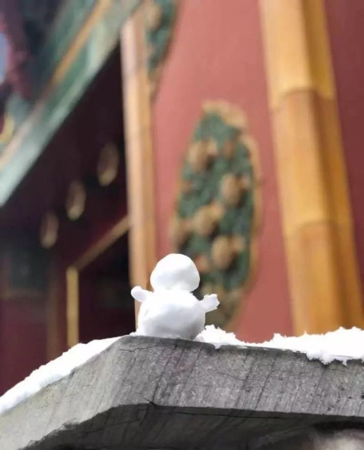 初雪后的北京美翻了! 故宫8万门票售罄, 游客景山“扎堆”赏雪