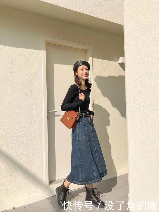  『底裤』放弃你的裙子配打底裤吧！最近流行这4种搭配穿法，时尚又显瘦