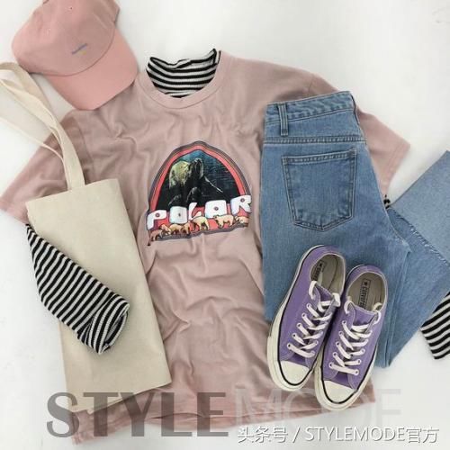 降降温，4个属于的韩式轻质穿搭！