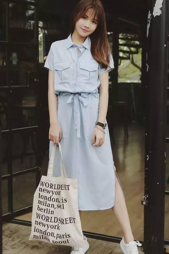 开衩裙走光是假的，撩人是真的！