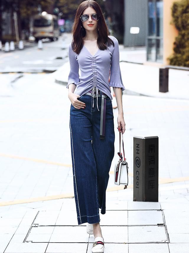 阔腿裤最好不要这样穿，这个秋天，教你如何用阔腿裤凹造型！