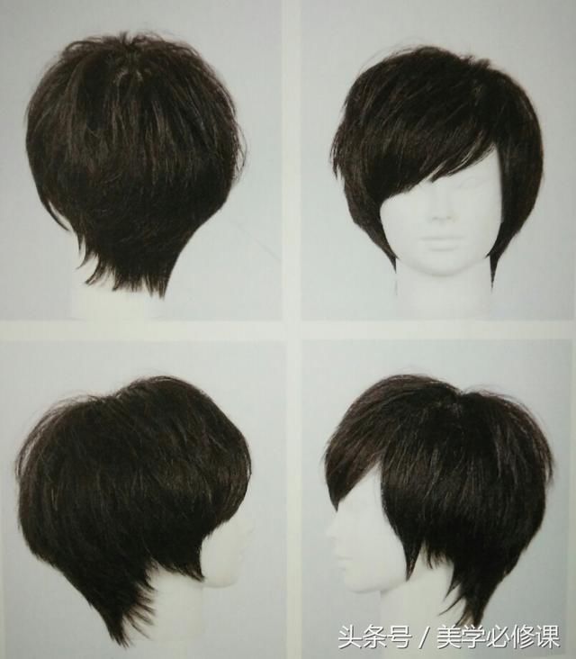 剪发必修课：时尚短发“前长后短”波波头，详细裁剪步骤，速收藏