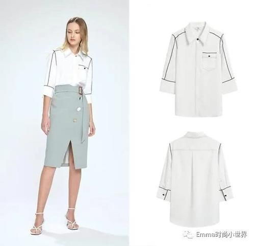  「春天」春天是时候让衬衫“露”出来了，要选设计感十足，清新淡雅的才行