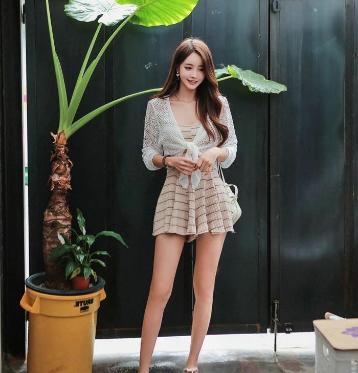 美搭连衣裙优点秀出, 妹子性感迷人