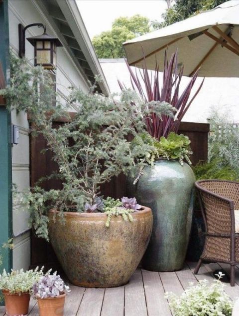 庭院不需太奢华，或一盆花，或一个老物件就能让庭院惬意起来