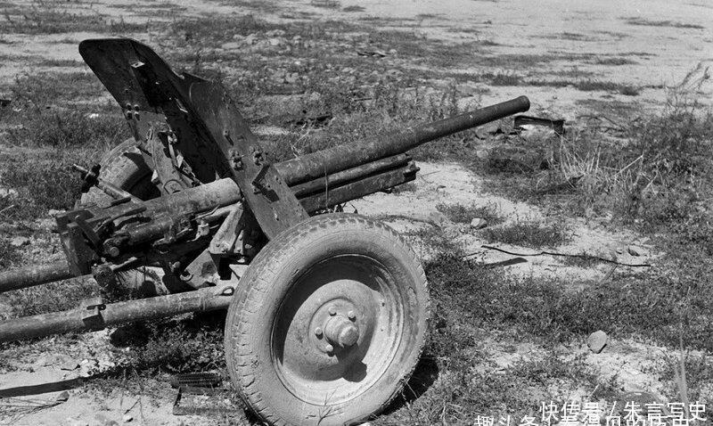 『武器』1950年美军死守韩国釜山激烈战争过后缴获大批武器