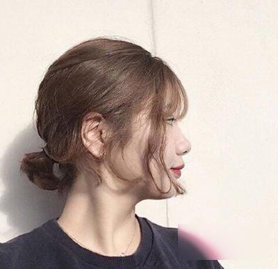 9款女孩子头发偏短的绑扎发图片！