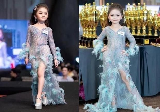 『 皮肤』浓妆艳抹惹争议:没有了孩子的童真,泰国6岁女孩成选美冠军