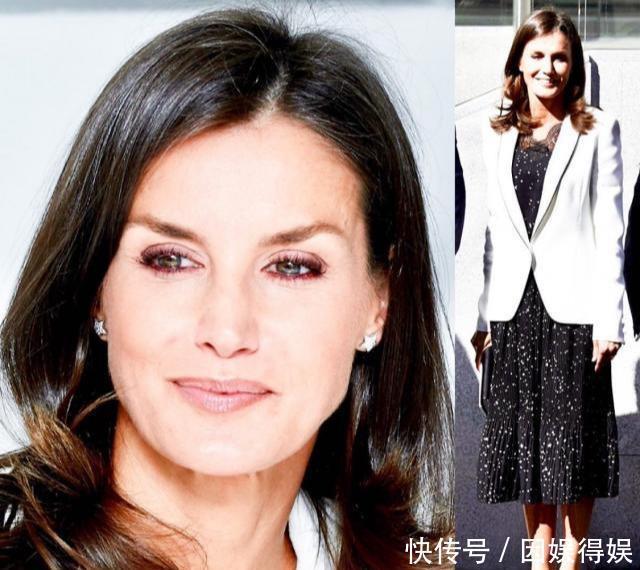  『超高』时尚甜美，颜值超高！西班牙王后莱蒂齐亚身着西装，令人心动不已