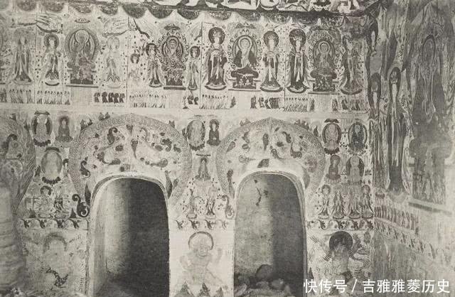 敦煌旧影法国人拍下被破坏前的敦煌莫高窟,美的令人心碎