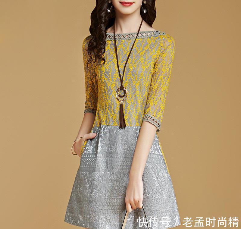  『宽松连衣』女人如果40来岁就要好好打扮！试试这些春裙，搭配裸靴，美炸天