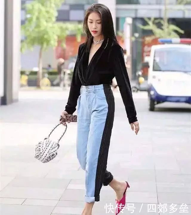 街拍:穿阔腿裤的时尚女郎,图2小姐姐能达到理想的效果