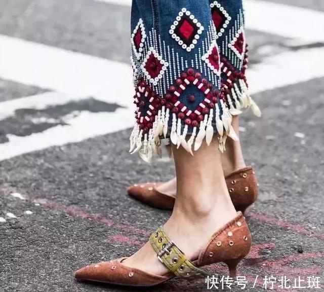 『舒适』今春“猫跟鞋”又火回来了!比高跟鞋舒适,比平底鞋精致,有范