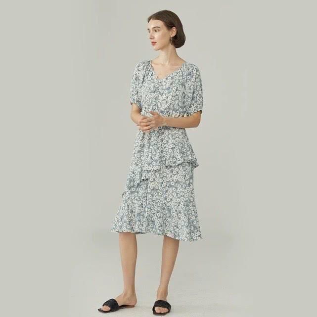  『加上』夏季穿搭，小碎花裙look，准备好get了？