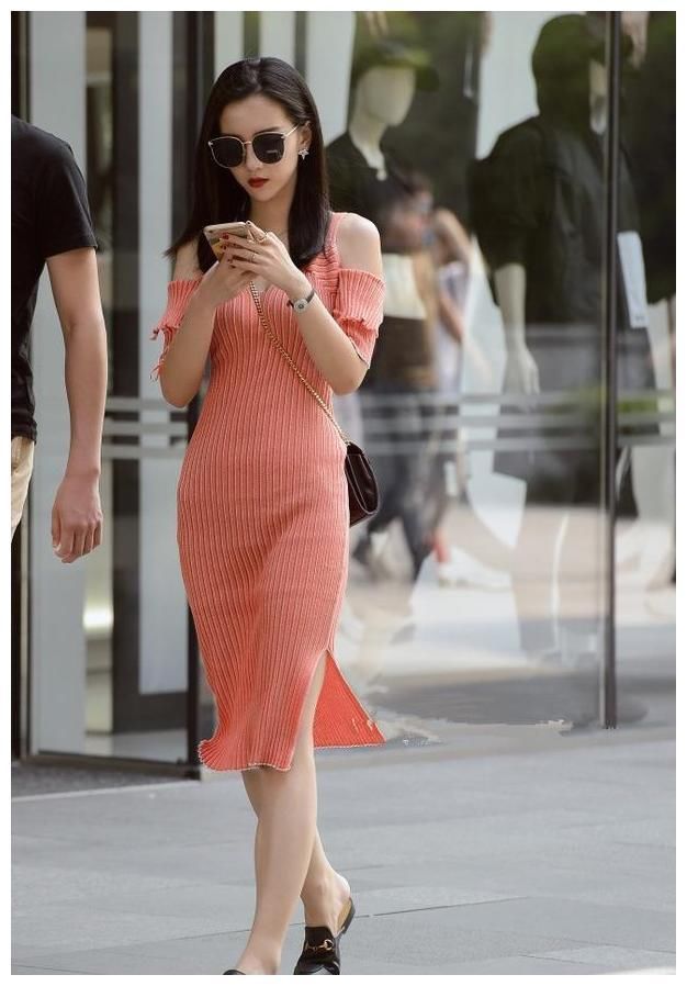 街拍:图1身姿摇曳，图3清新高雅，图8窈窕淑女