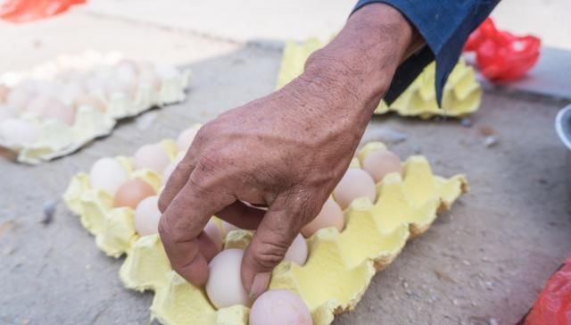  「路边」75岁老人走9里山路卖鹅蛋，6元一个无人问津，蹲在路边