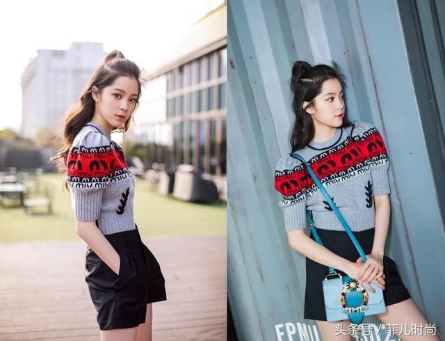 欧阳娜娜裙子穿的太短，难怪要用手挡着，网友：年纪小小就这么浪