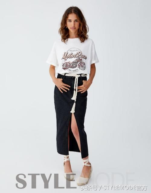 字母Tee这样搭，才时髦爆棚！