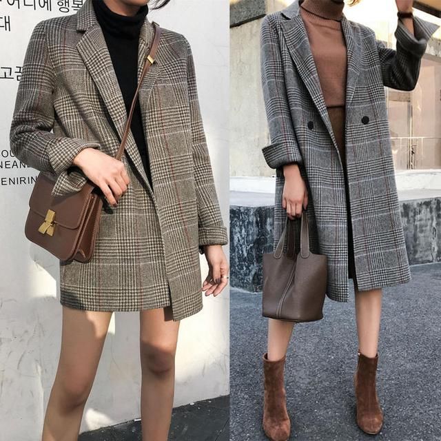 格纹元素称霸秋冬，复古吸睛，轻松出彩，不穿格纹你就out了