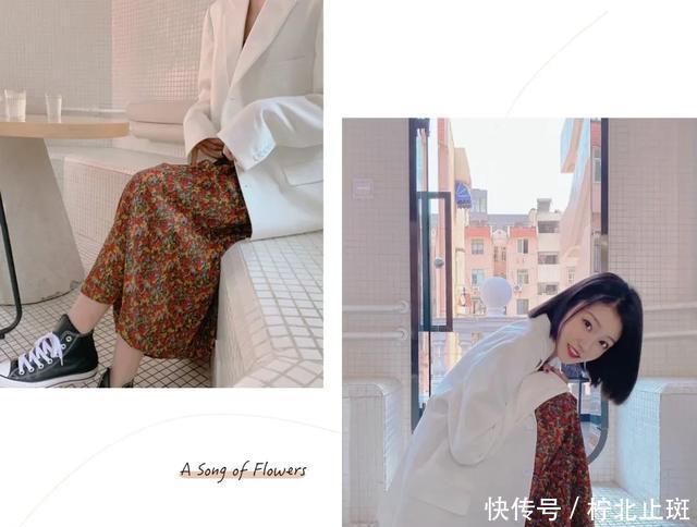 『春天』听说,春天跟碎花裙更配,气质绝佳!