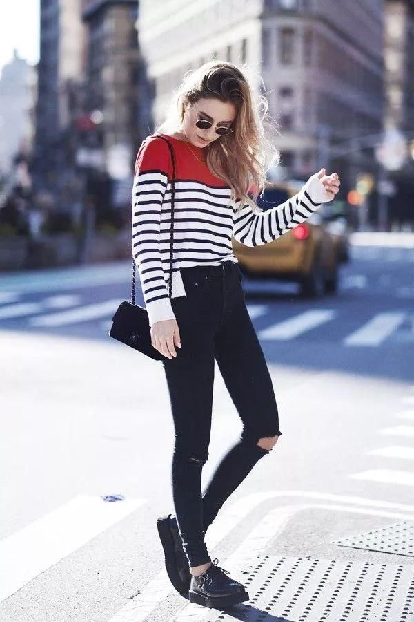 阔腿裤也太好看了!9分裤+平底鞋，这对CP今年很火!