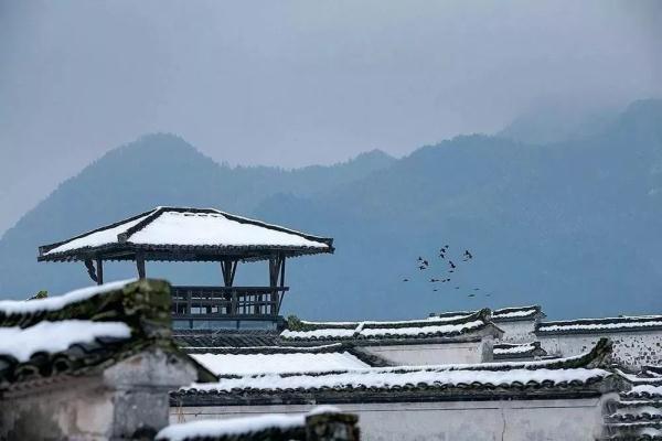雪里山河，水墨中国