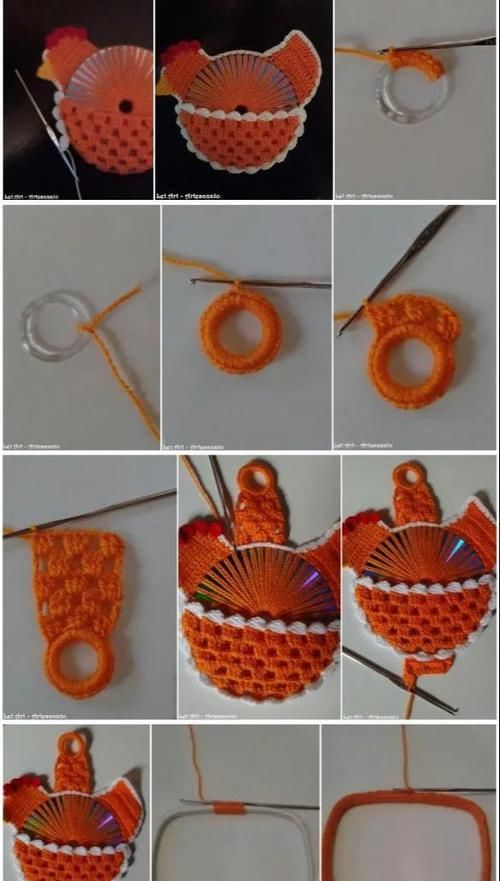  [手工]旧光盘和毛线钩针结合！DIY手工变废为宝，光盘旧物改造教程合集