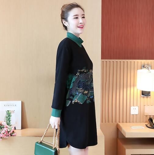 小姨体重超130斤，可从未有人说她胖，这样的大码装人见人夸美