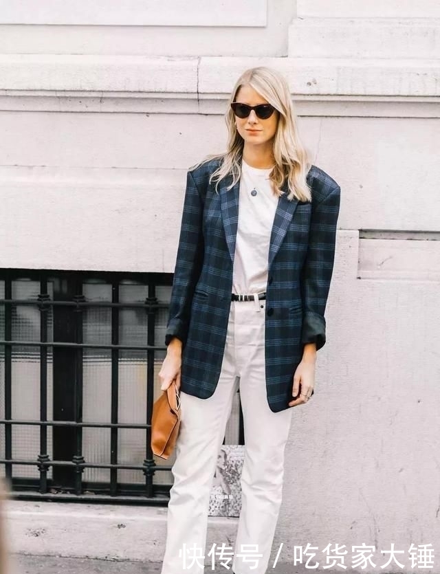 #格纹西装#秋冬必穿的格纹,时髦炸了