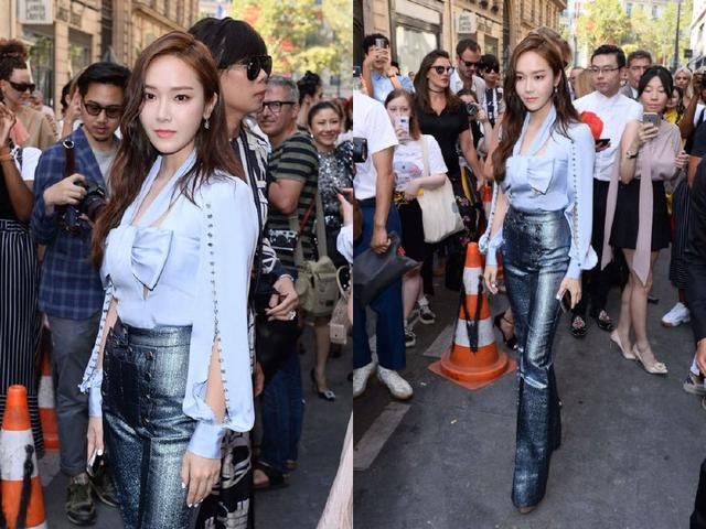 郑秀妍尴尬了!穿过膝长靴配这么厚的靴子，网友:嫌自己不够胖?