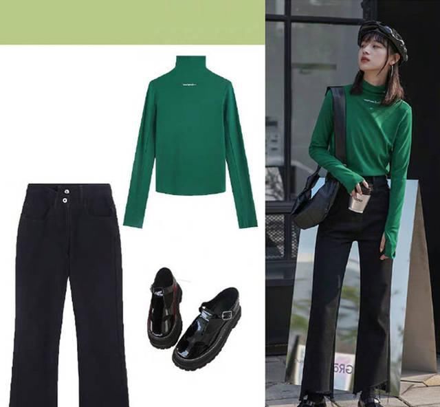  『暗淡』生活太暗淡，你需要一抹绿色来点缀给你的穿搭增添生命力
