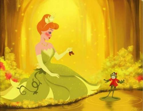 迪士尼公主串了场:艾莎变成人鱼,白雪公主配上野兽,但最后是谁?