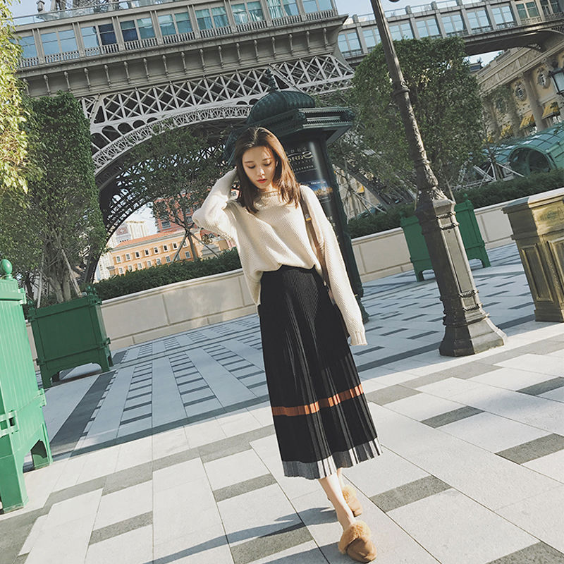 比连衣裙还洋气千倍的气质套装，配双乐福鞋，女人味特足